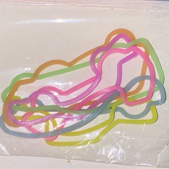 Vintage 18 Silly Bandz Bracelets Silicone Rubber Bands Glow in Dark & Original 3 - Picture 11 of 11